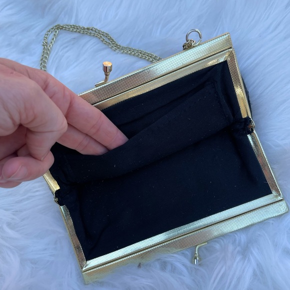 Vintage floral tapestry evening bag - Picture 2 of 9